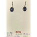 Dangle Earrings Synthetic Sapphire Women Silver 925 Gem Stone Handmade Gift D594
